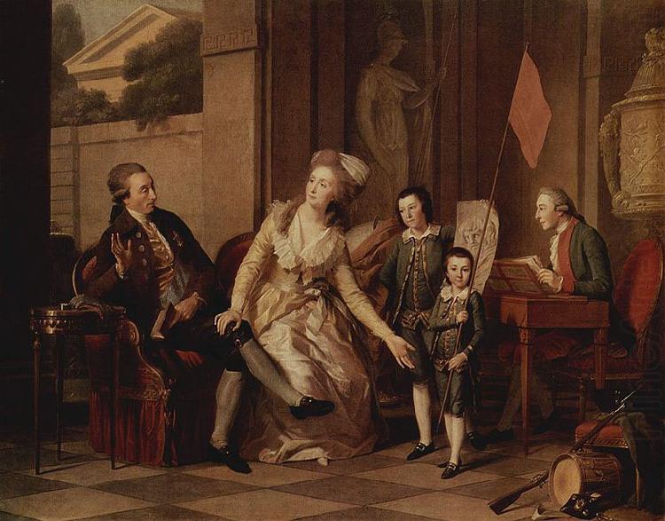TISCHBEIN, Johann Heinrich Wilhelm Portrat der Familie Saltykowa china oil painting image